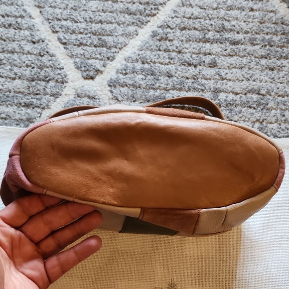 The Sak Multicolor Patchwork Leather Suede Shoulder Bag. - Picture 13 of 15